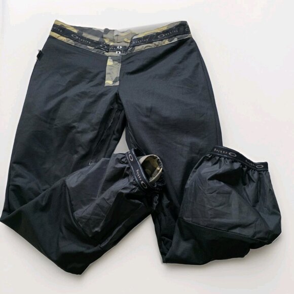 Oakley Snow Ski Pants M Camo Zip Regular Fit Lined Flared Leg Pockets Snowboard - Picture 13 of 16